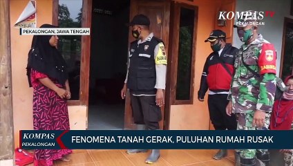 Fenomena Tanah Gerak Sebabkan Puluhan Rumah Rusak