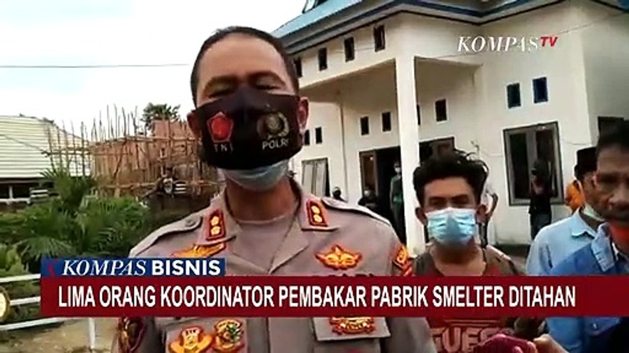 Polisi Tetapkan 5 Koordinator Pembakar Pabrik Smelter Nikel di Konawe
