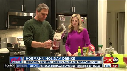 Hobmann festive holiday drinks