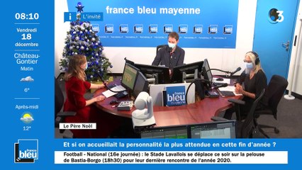 En dépit de la crise sanitaire et du couvre-feu, le Père Noël est prêt à faire plaisir aux enfants