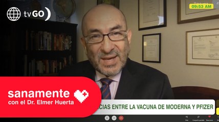 Las diferencias entre la vacuna de Moderna y Pfizer | Sanamente con el Doctor Elmer Huerta (HOY)
