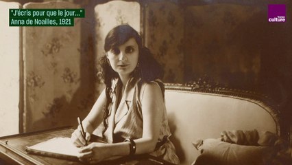 Anna de Noailles interprète un de ses poèmes en 1921