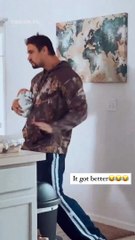 Dad Dances With Newborn Baby