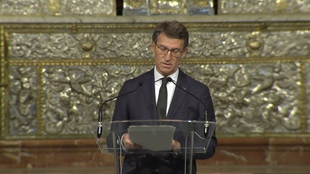 Feijóo pone en valor el trabajo realizado en la Catedral de Santiago De Compostela