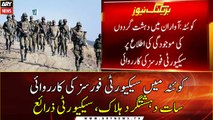 Security Forces Kill Seven Terrorists In Quetta