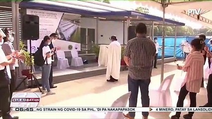 #UlatBayan | COVID-19 modular hospital at dormitories sa Quezon Institute Compound, itinurn-over na sa DOH