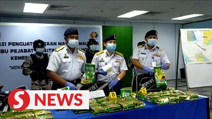 Download Video: Johor MMEA foils attempt to smuggle out RM5.1mil worth of drugs