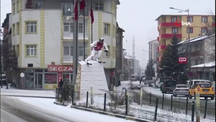 - Sarıkamış’ta kar yağışı, her yer beyaza büründü