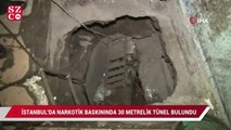 İstanbul’da narkotik baskınında 30 metrelik tünel bulundu