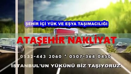 ATAŞEHİR NAKLİYE {ŞEHİR İÇİ YÜK-EŞYA TAŞIMA KAMYON-KAMYONET NAKLİYECİLER} FİRMASI