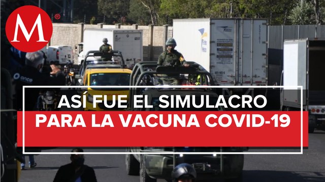 Así arrancó el simulacro de vacunación contra covid-19 en México
