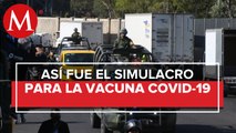 Así arrancó el simulacro de vacunación contra covid-19 en México