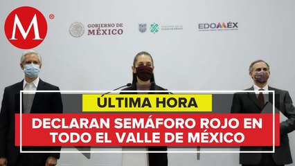 ¡Confirmado! CdMx y Edomex regresan a semáforo rojo por covid-19
