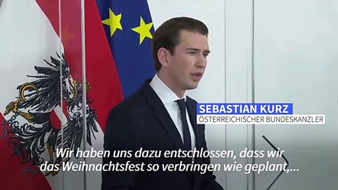 Österreich verhängt dritten strikten Lockdown ab 26. Dezember