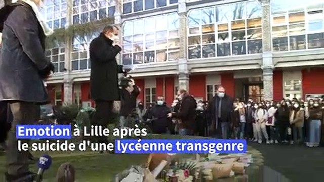 Emotion et appel à bouger les lignes après le suicide d'une lycéenne transgenre à Lille