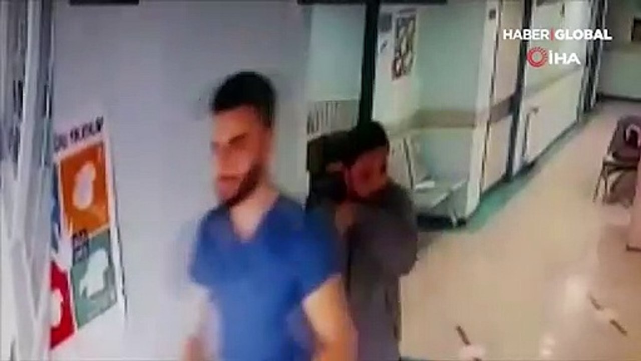 "İğne canımı yaktı" deyip sağlık çalışanını darp etti