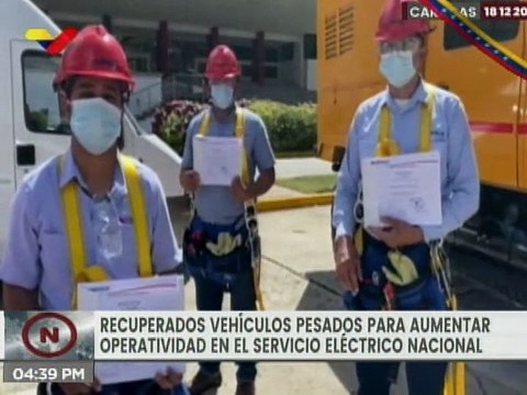 Corpoelec recupera 41 vehículos de flota pesada para atender averías y emergencias durante las 24 horas del día