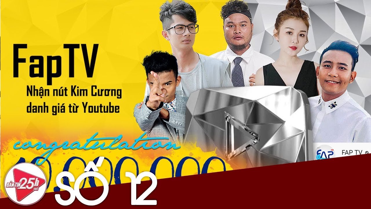 VBIZ 25H #12 FULL | FAPTV xác lập kỷ lục NÚT KIM CƯƠNG 10 triệu subs đầu tiên tại Việt Nam