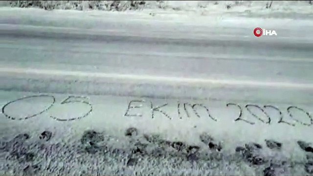 Ardahan'a mevsimin ilk karı yağdı