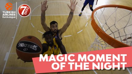 7DAYS Magic Moment of the Night: Wilbekin & Hunter, Maccabi Playtika Tel Aviv