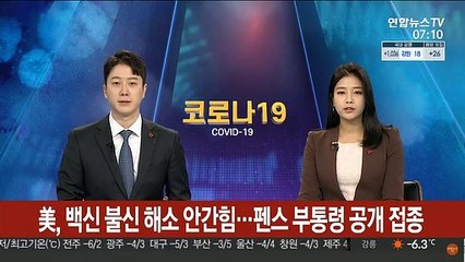 Скачать видео: 美, 백신 불신 해소 안간힘…펜스 부통령 공개 접종