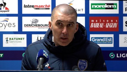ESTAC 1-0 Niort⎥Réaction de Laurent Batlles