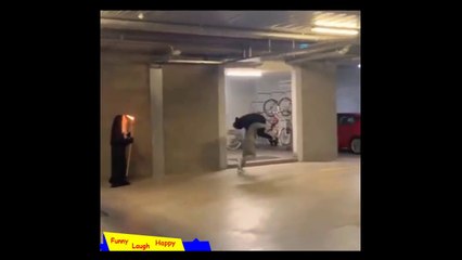 Humorous Scare Nun and Jigsaw Prank clips