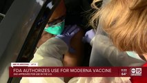 FDA authorizes use for Moderna vaccine