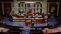 House Passes Stopgap Funding Bill; Sends to Senate for Approval