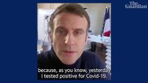 'It can affect anyone'- Macron urges French to follow rules after contracting Covid
