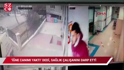 Download Video: ‘İğne canımı’ yaktı dedi, sağlık çalışanını darp etti