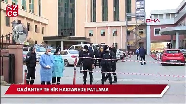 Gaziantep’te bir hastanede oksijen tüpü patladı