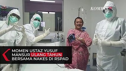 Ustaz Yusuf Mansur Dapat Kejutan dari Nakes RSPAD
