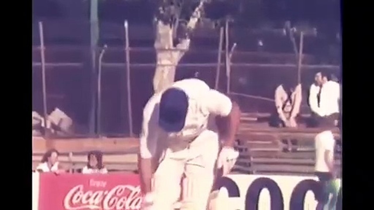 Geoff Boycott left on 99 not out with Bob Willis 1979 at Perth