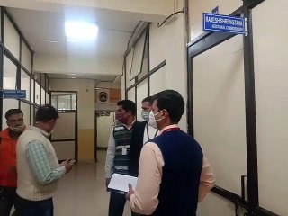 ग्वालियर नगर निगम मुख्यालय पहुंची ईओडब्ल्यू की टीम