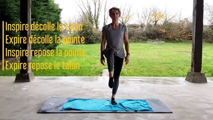 Hatha Yoga -Travail d'équilibre unipodal