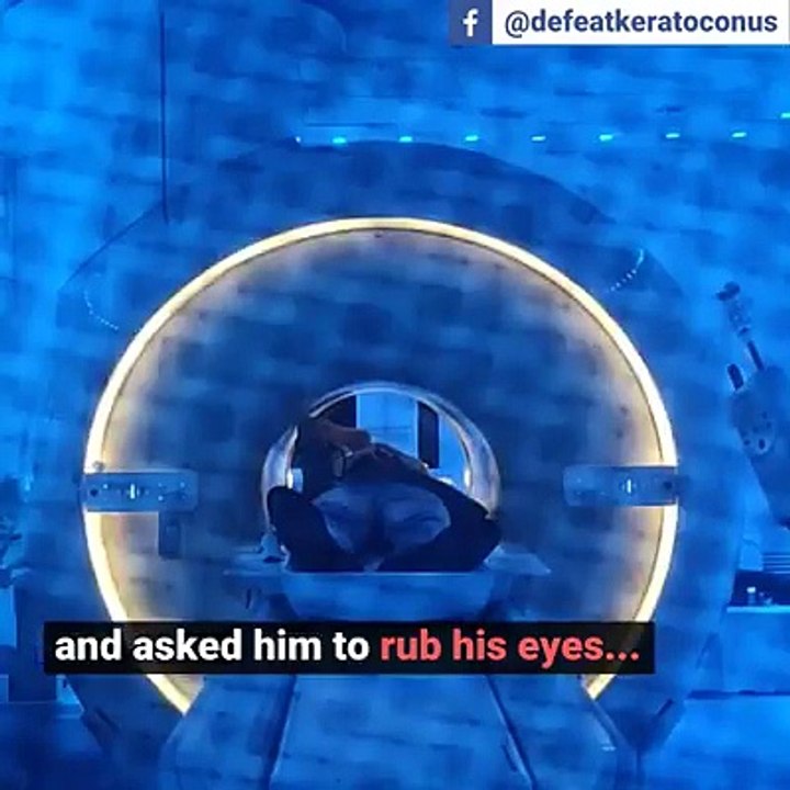 Dont rub your eyes