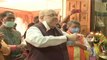 Amit Shah offers prayers at Siddheshwari Kali temple