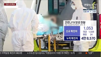 1,053명 확진…요양병원·요양시설서 감염 속출