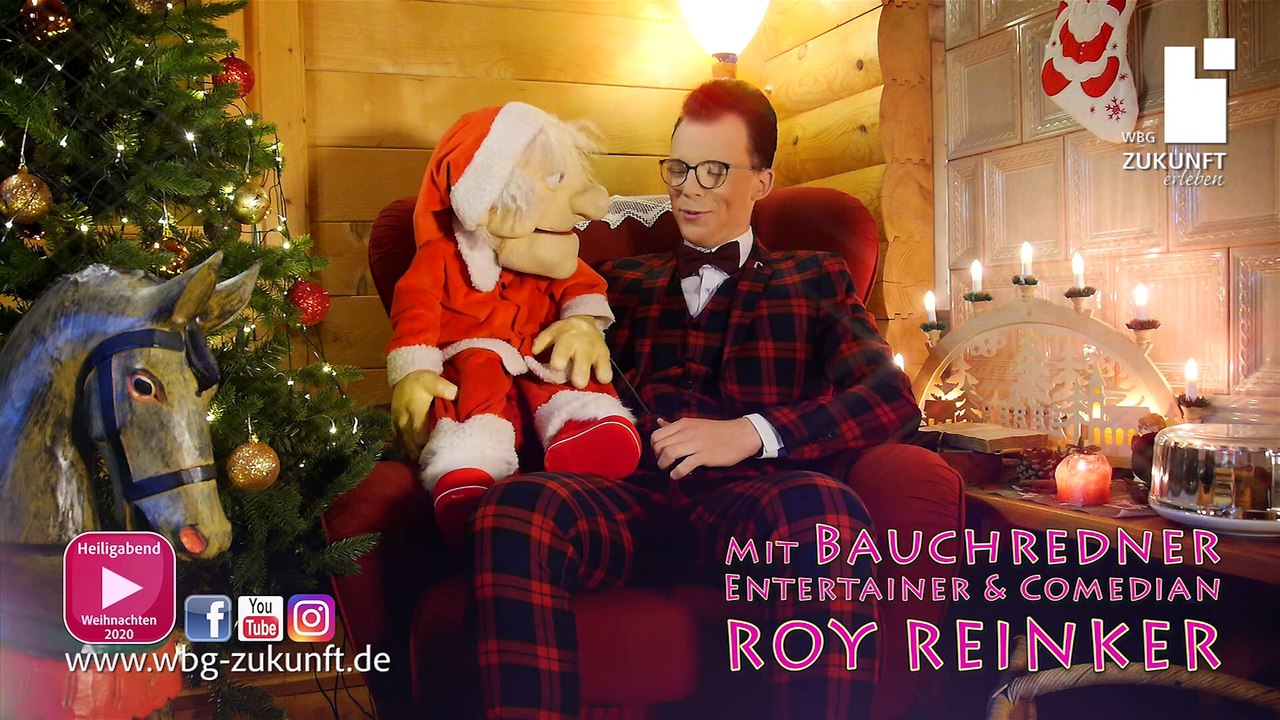 Weihnachtsgrüße von Bauchredner ROY REINKER & Opa Siegfried - von Karrideo Image- und Eventfilmproduktion ©®™ für WBG Zukunft eG