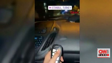 Polis otomobiliyle tur atan şahısla ilgili işlem başlatıldı | Video