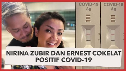 Nirina Zubir dan Ernest Cokelat Positif COVID-19