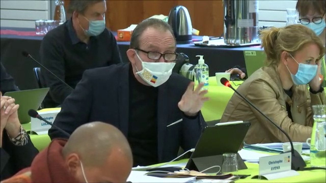 Christophe AVENA. Amendement à la contribution départementale au fonctionnement du SDIS21. 14 et 15 décembre 2020