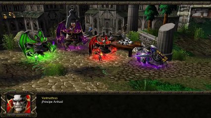 Warcraft 3 The Frozen Throne campaña muertos vivientes historia escenas parte 1/2