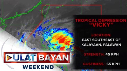 PTV INFO WEATHER: TCWS No. 1, nakataas sa ilang lugar sa Palawan