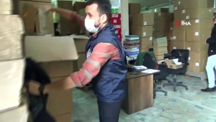 Taklit ürün operasyonunda 6 milyonluk ürün ele geçirildi
