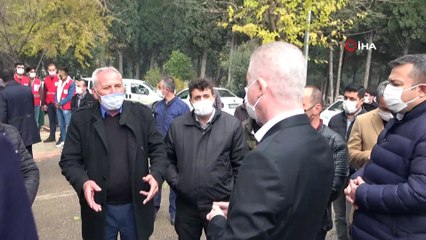 Vali Gül, patlamada ölenlerin yakınları ile görüştü