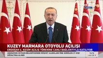 Cumhurbaşkanı Erdoğan Kuzey Marmara Otoyolu açılış töreninde konuştu! ABD yaptırımlarına yönelik açıklama...