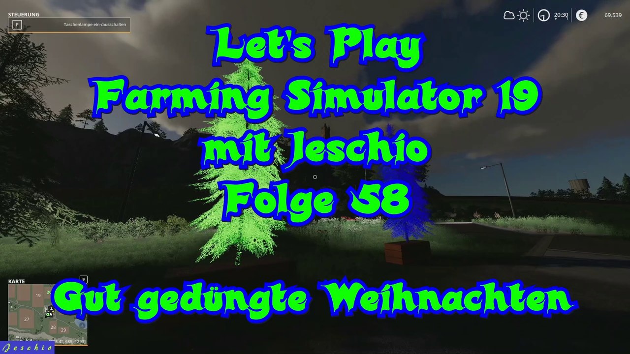Lets Play Farming Simulator 19 mit Jeschio - Folge 058 - Gut gedüngtes Weihnachten