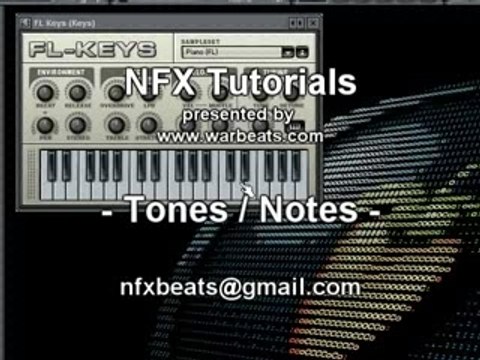 Warbeats Fruity Loops Tutorials - Notes and Tones